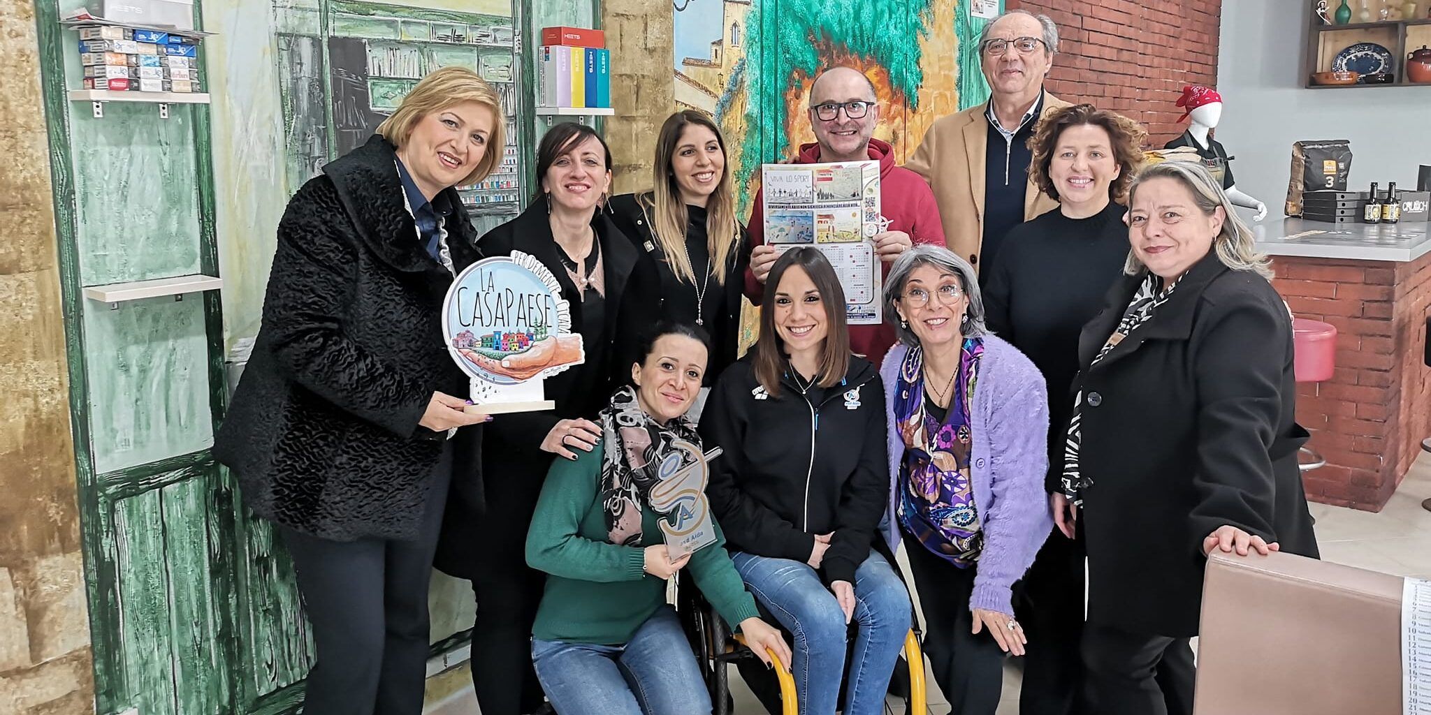 La campionessa paralimpica Enza Petrilli in visita alla CasaPaese di Cicala: «Qui c’è aria di pace e serenità»