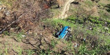 Auto precipita in una scarpata nel Reggino, un ferito