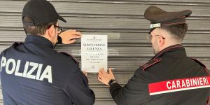 Ritrovo per pregiudicati, chiuso per due settimane un bar a Botricello