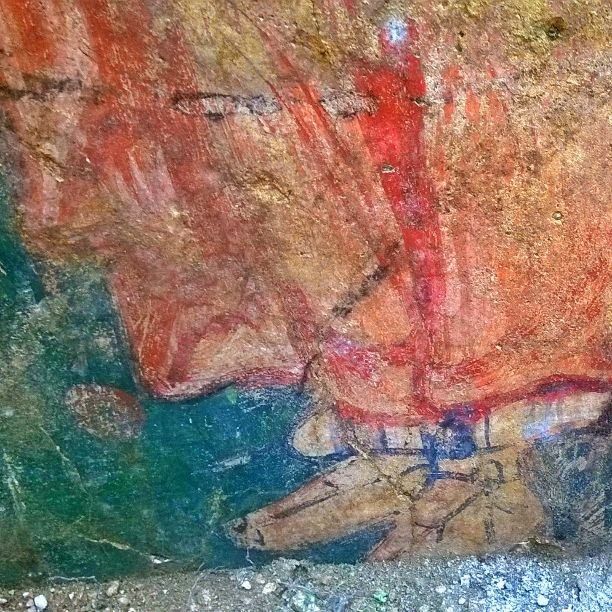 Scoperto un affresco nell'Abbazia Benedettina di Terina