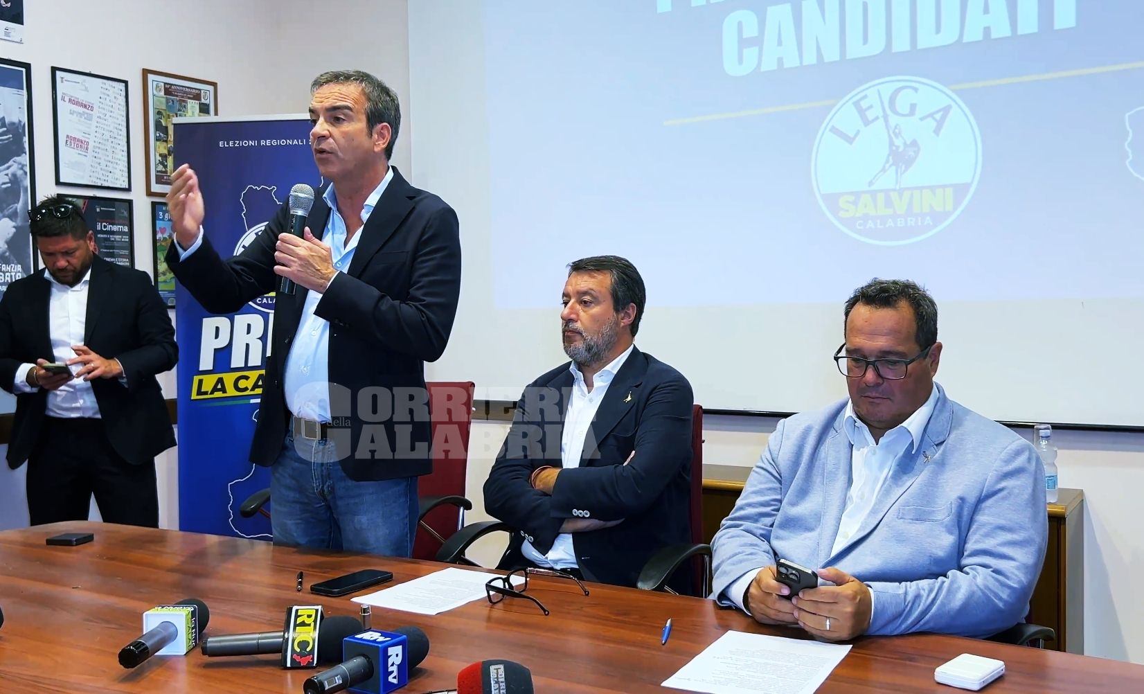 Il feeling di Occhiuto con Salvini e la Lega: «Disponibili a sostenermi fin da subito»