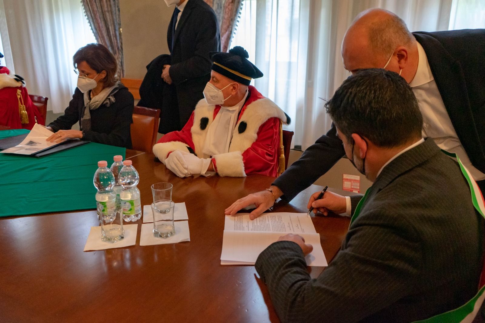 Stipulato il protocollo per il nuovo Palazzo di giustizia. Cartabia: «È un aiuto fattivo»