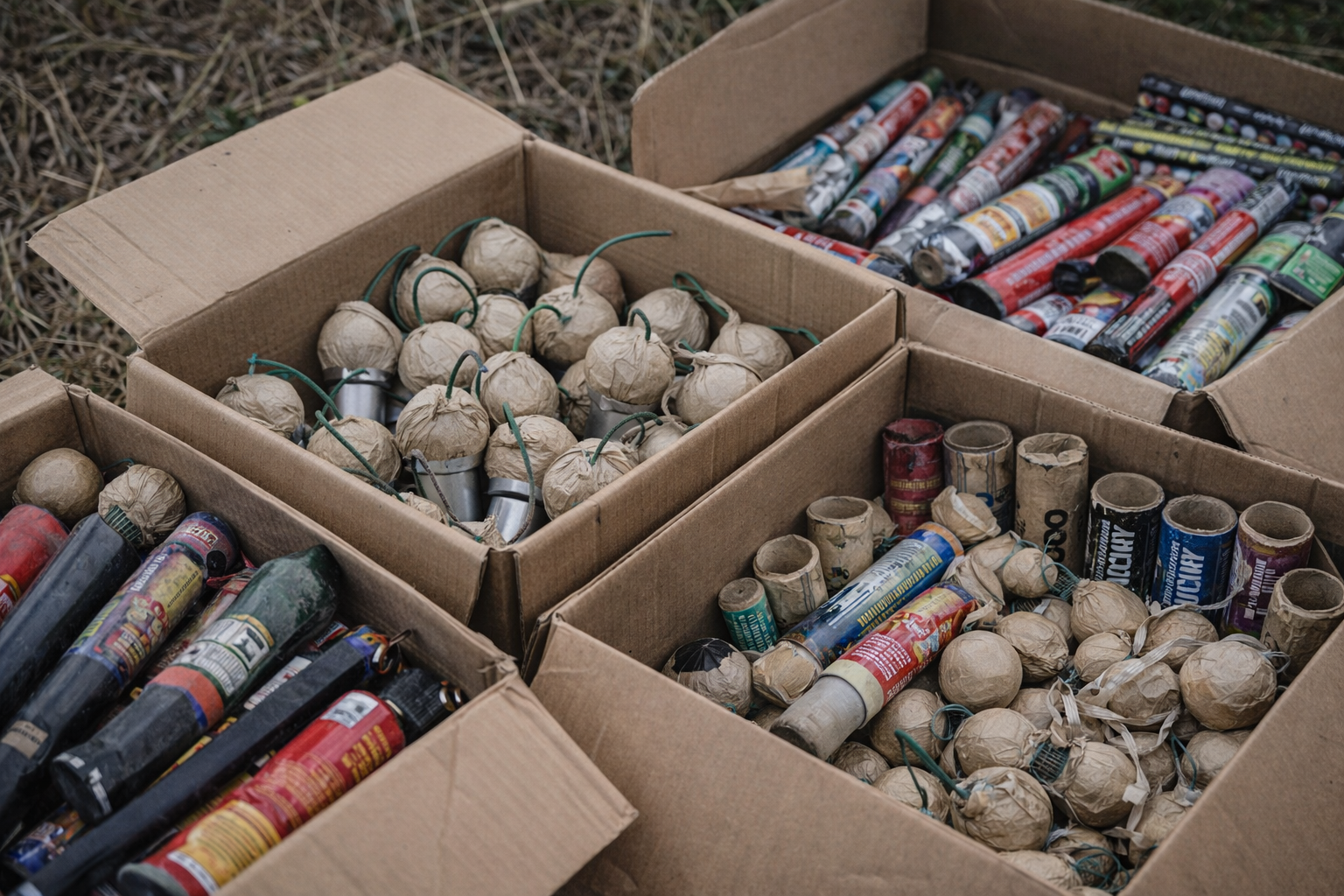 Mezzo quintale di fuochi, bombe carta e mortai in un casolare: arrestato un uomo nel Reggino
