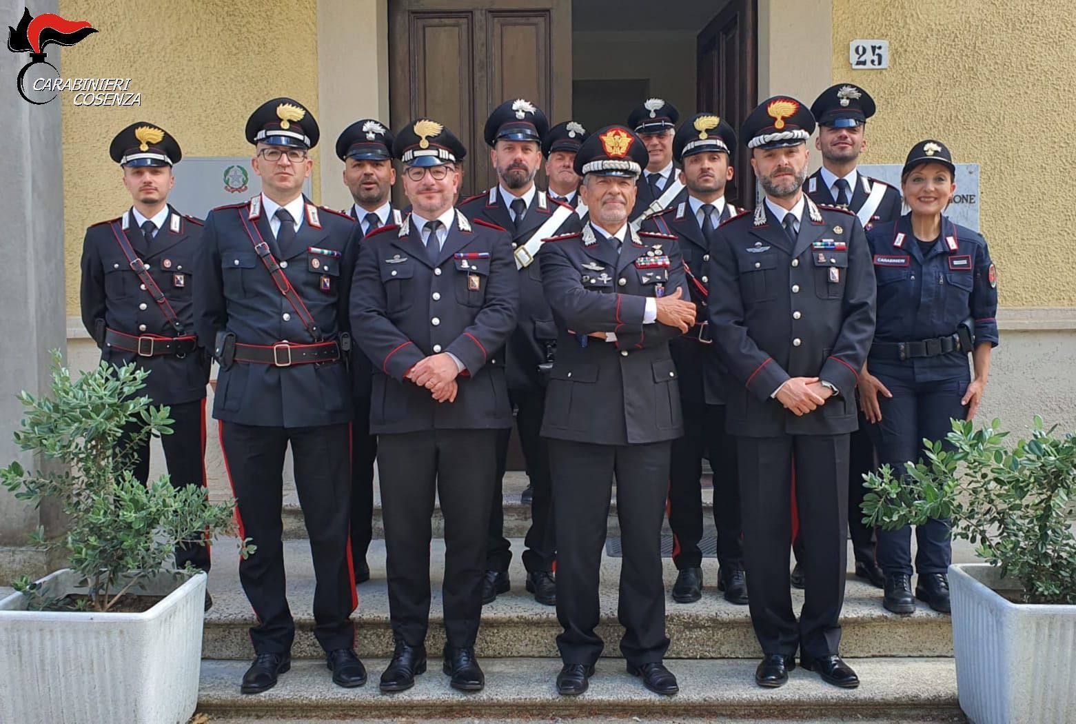 Carabinieri, il comandante Burgio visita i reparti del Comando Provinciale di Cosenza