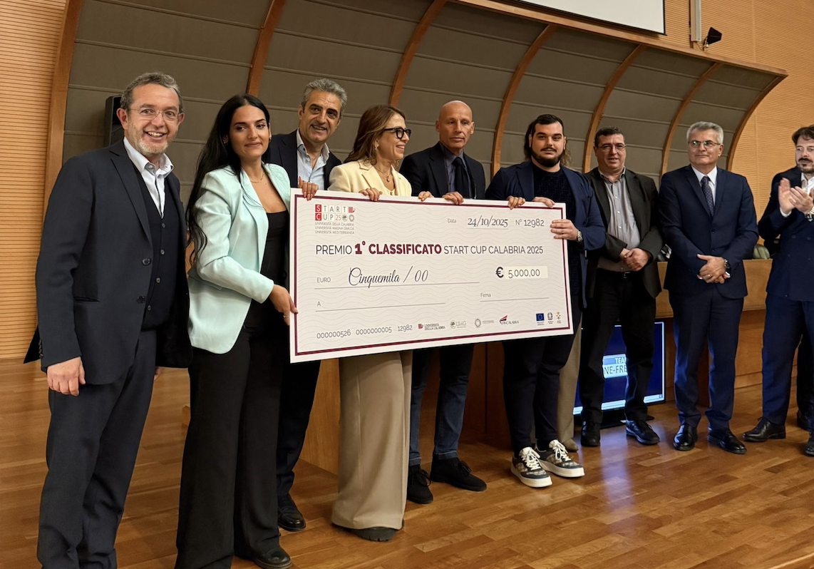 StartCup Calabria 2025, trionfa il team della Mediterranea “Wine-Fresh”