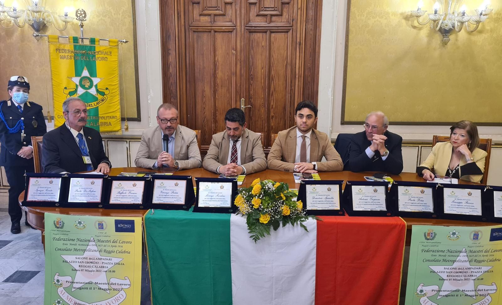 A Reggio gli insigniti della Stella al Merito del Lavoro – I NOMI