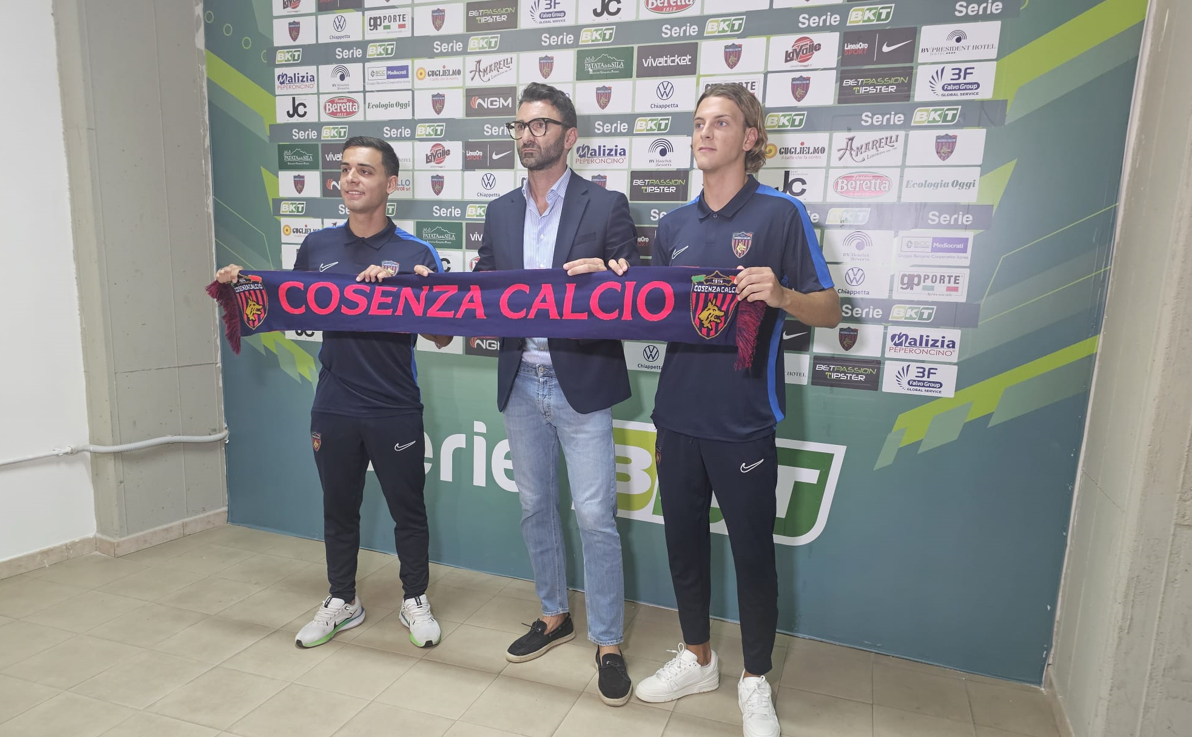 Ciervo: «Impossibile non ricordare i tifosi del Cosenza». Rizzo Pinna: «Pronto a questa sfida»