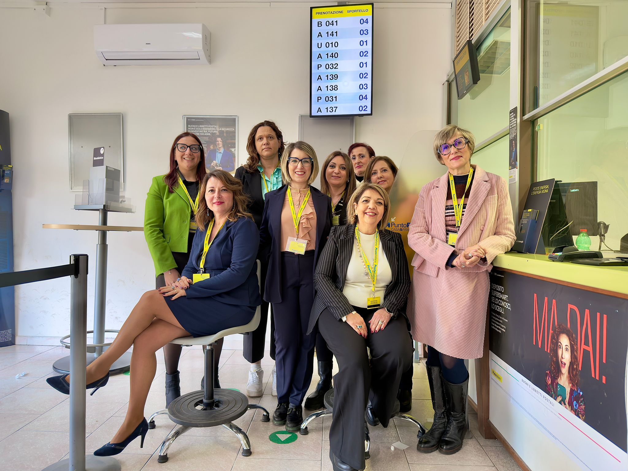 A Crotone l’ufficio postale più rosa della Calabria