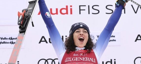 Federica Brignone vince la coppa del mondo di sci