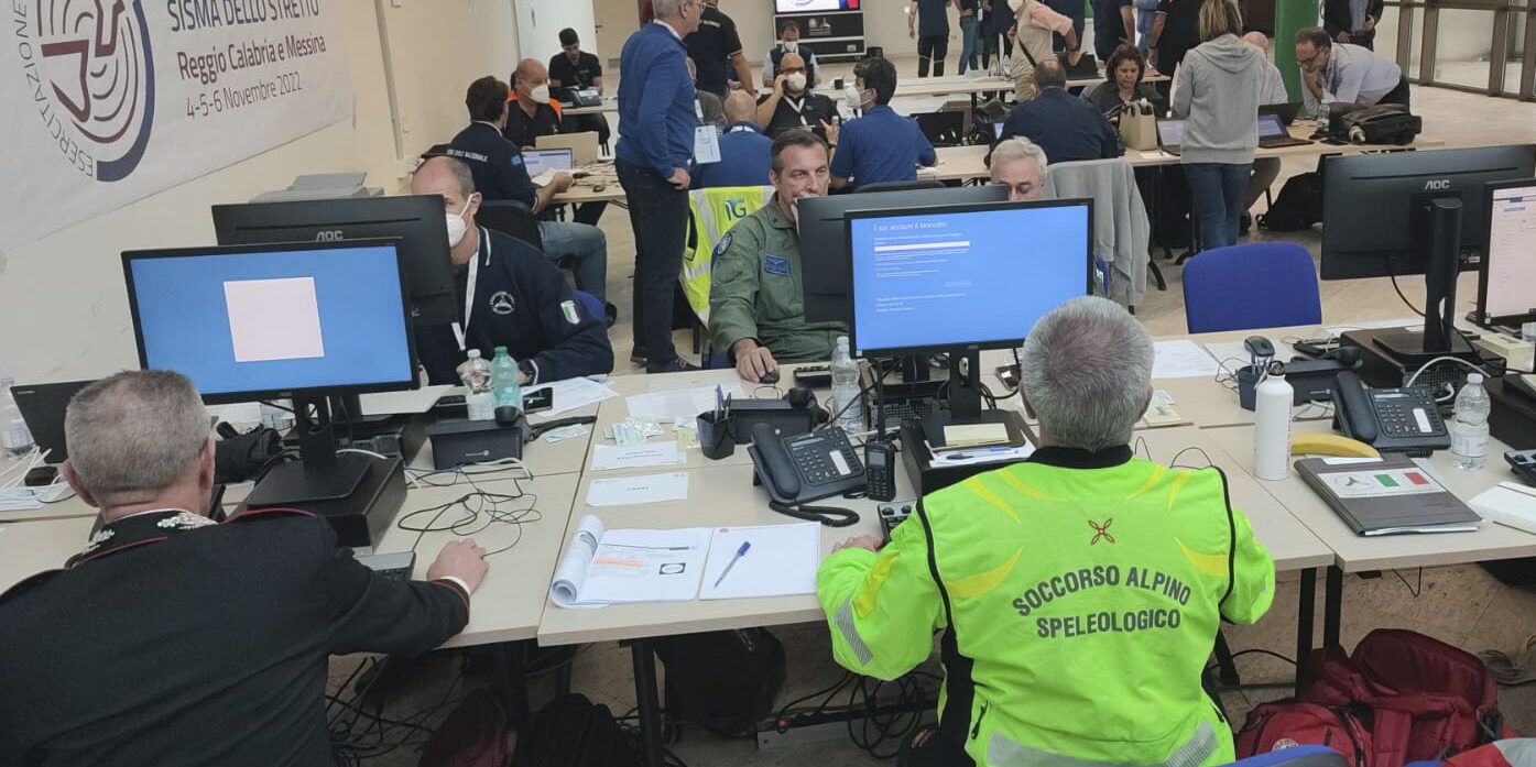 “Sisma dello Stretto”, il Soccorso Alpino e Speleologico presente all’esercitazione