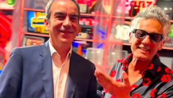Fiorello e Amadeus insieme ad Occhiuto: «Un saluto ai nostri cugini calabresi» – VIDEO