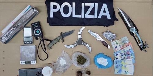 spaccio droga VV polizia
