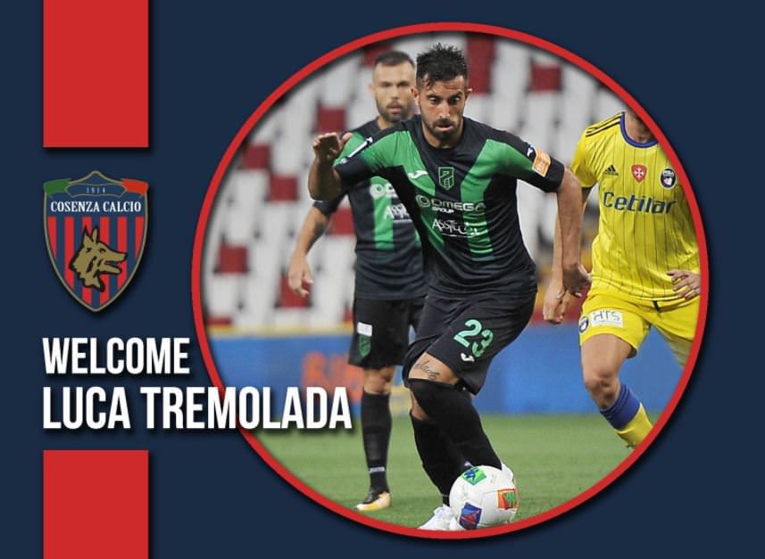 Cosenza, ufficiale Tremolada: arriva in prestito