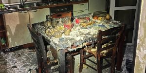 Incendio in una casa in Viale Isonzo a Catanzaro, ustionato il proprietario