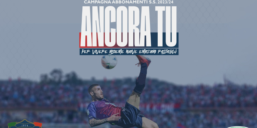 “Ancora tu”, al via la campagna abbonamenti del Cosenza calcio
