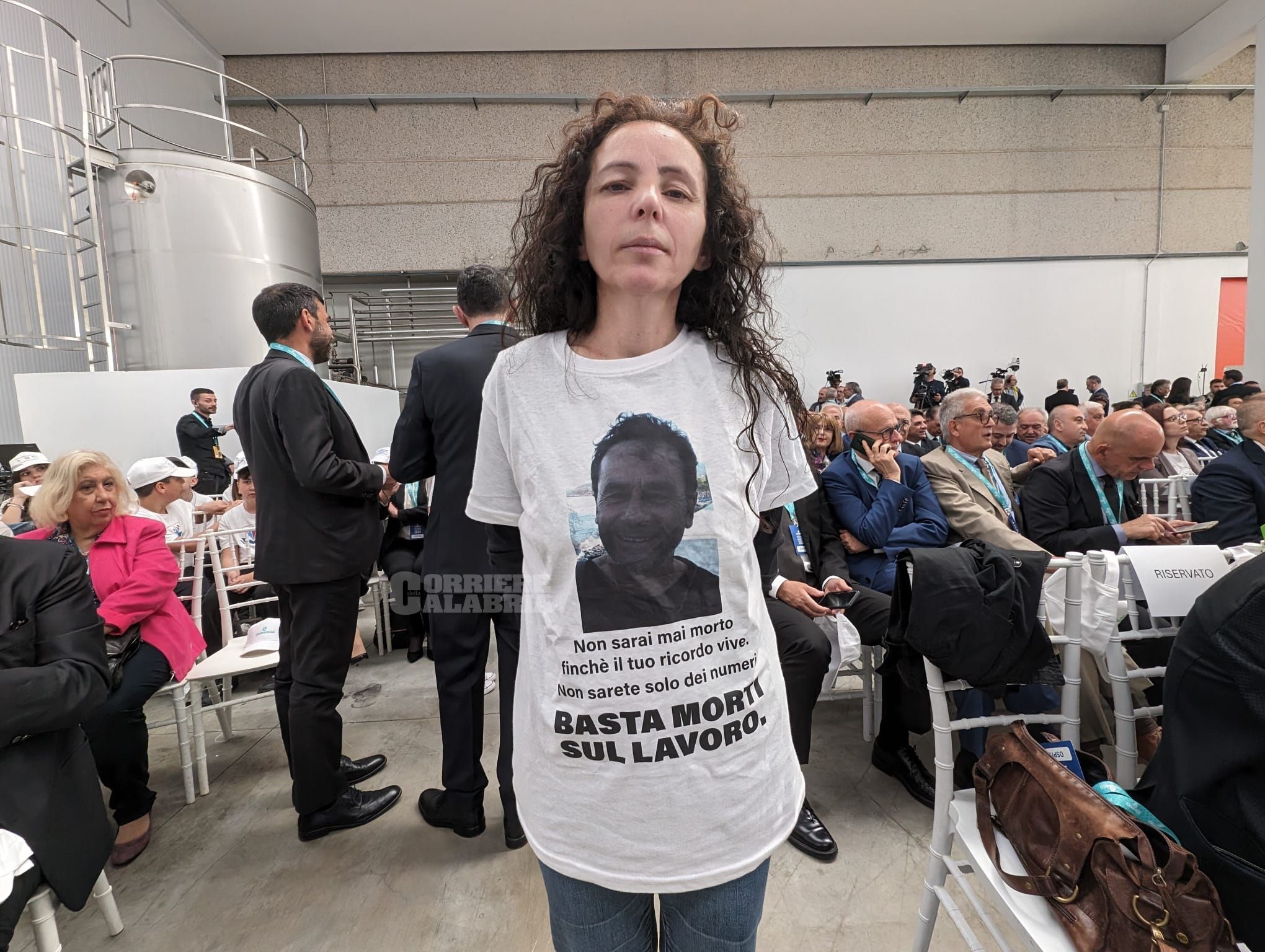 Mattarella in Calabria, la testimonianza di una donna coraggio: «Basta morti sul lavoro»