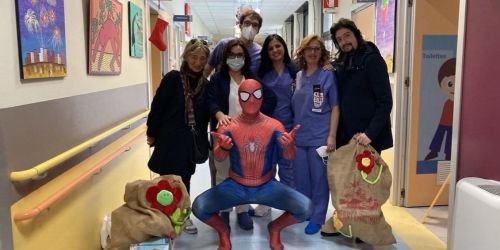spiderman ospedale CZ