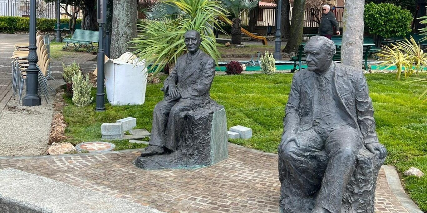 Palmi, inaugurato il monumento dedicato a Cilea e Repaci – FOTO