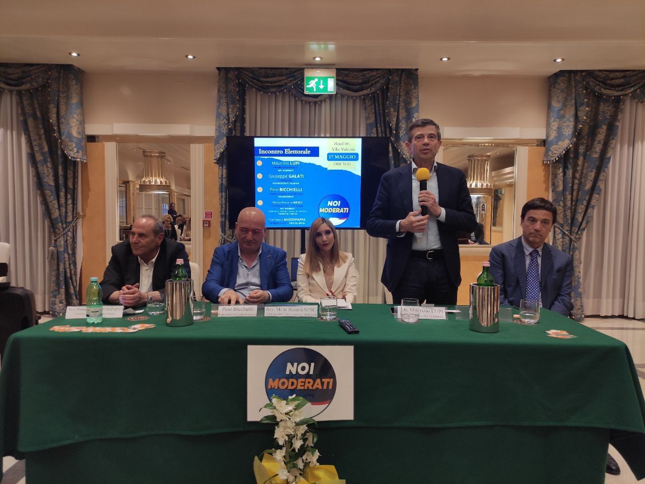 Vibo, il sostegno di Maurizio Lupi a Muzzopappa. «Mettiamo al centro l’interesse della città» – FOTO