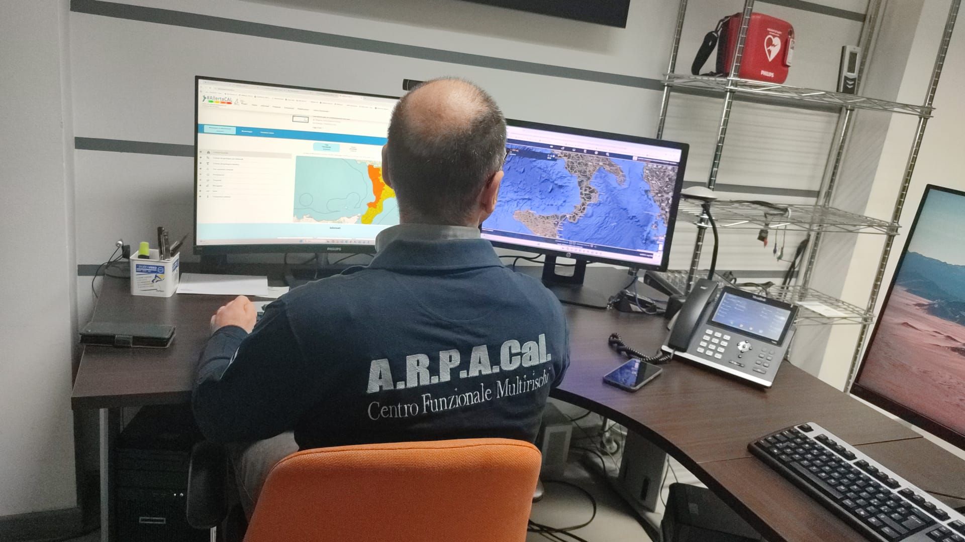 Maltempo in Calabria, l’Arpacal attiva il presidio notturno del Centro Funzione Multirischi