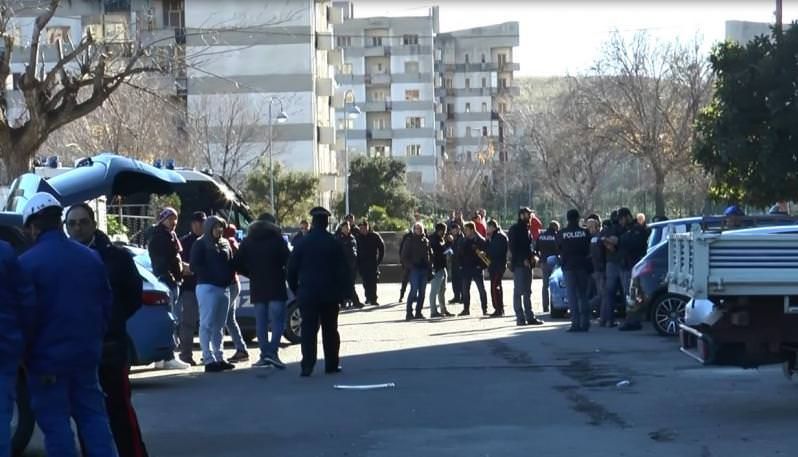 Catanzaro, blitz interforze a via Teano