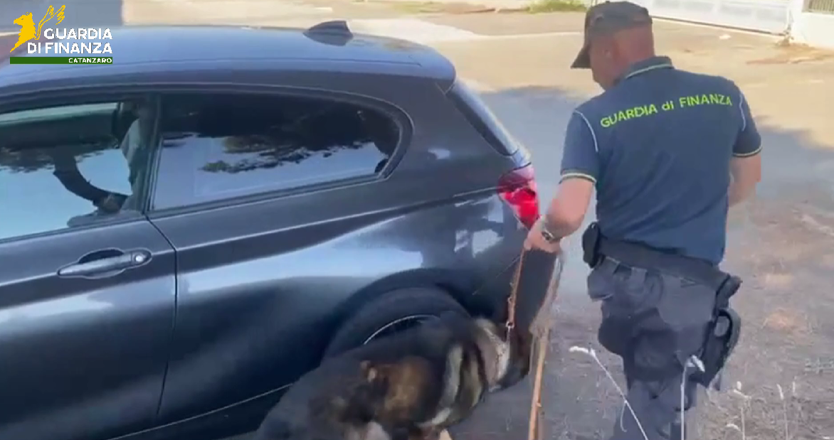 Controlli antidroga sulla A2 a Lamezia: arrestato un uomo con 8 kg di marijuana – VIDEO