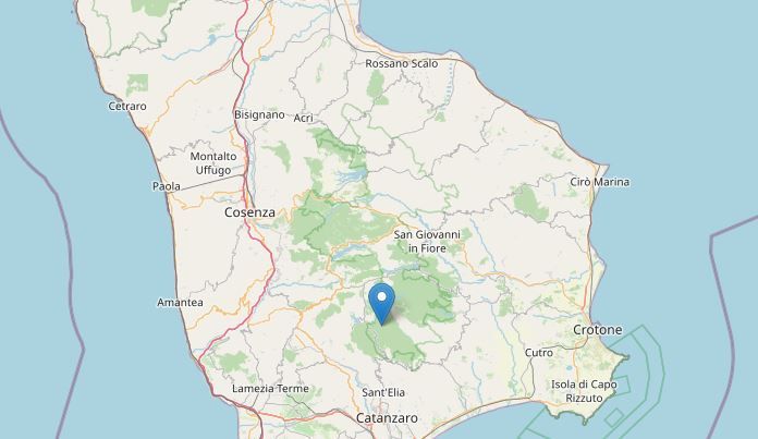 Terremoto, scossa di magnitudo 3.2 nel Catanzarese