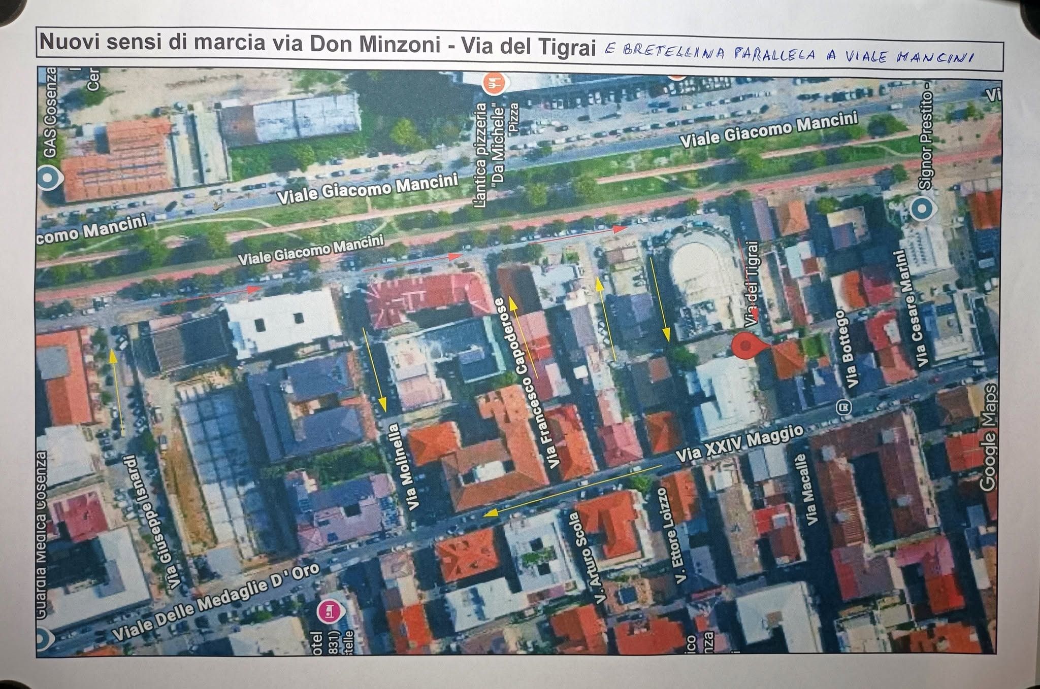 Cosenza, i passaggi su via XXIV Maggio utili non solo ai commercianti ma anche a snellire il traffico