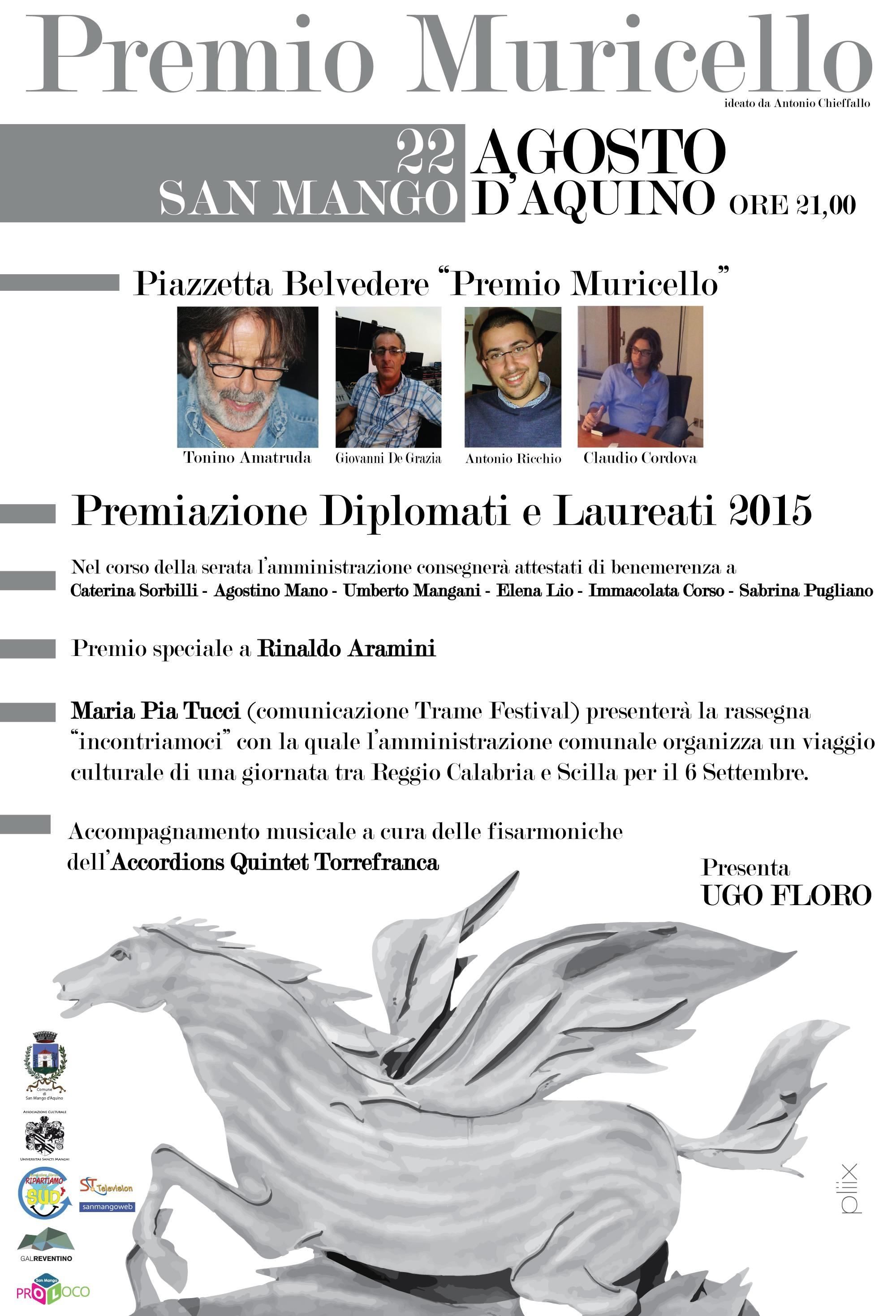 A San Mango la terza edizione del premio "Muricello"