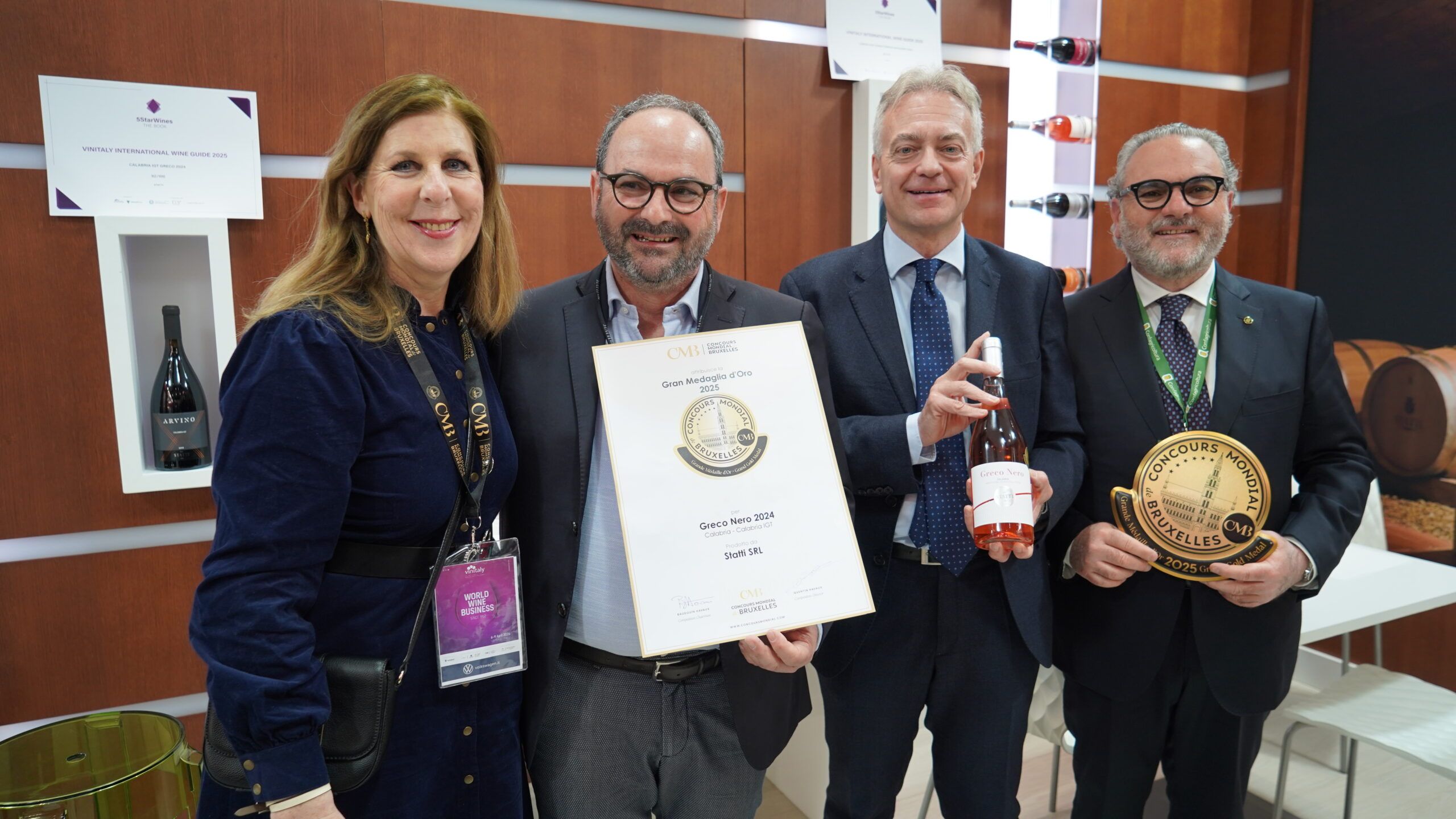 Statti: «Il Greco nero rende orgogliosa la Calabria»