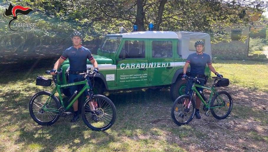 Carabinieri forestali, i controlli nel Parco dell'Aspromonte "in sella" alle proprie bici