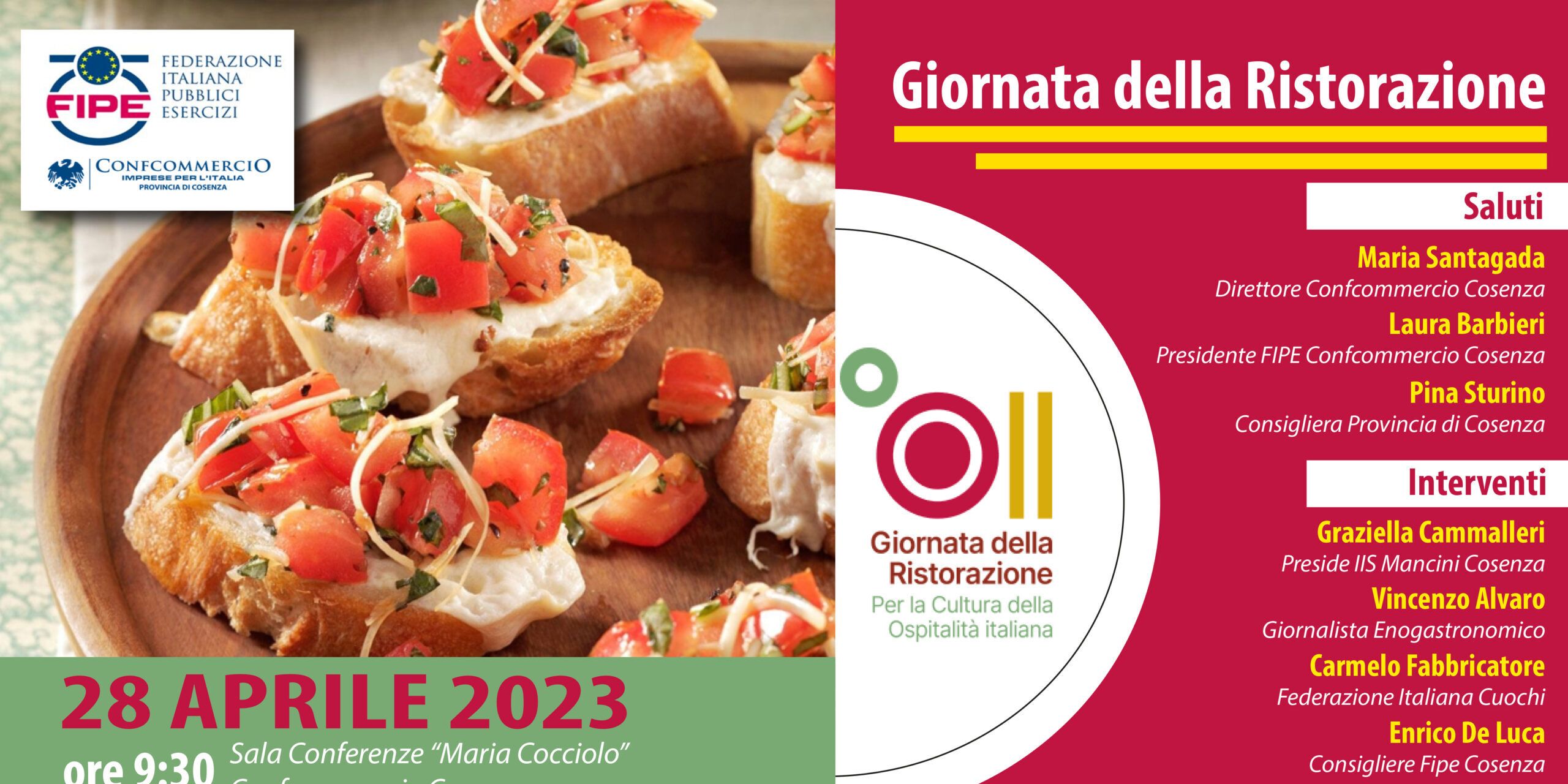 Cosenza, l’ospitalità al centro della Giornata della Ristorazione