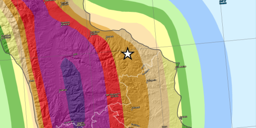 Mappa della pericolosità sismica
