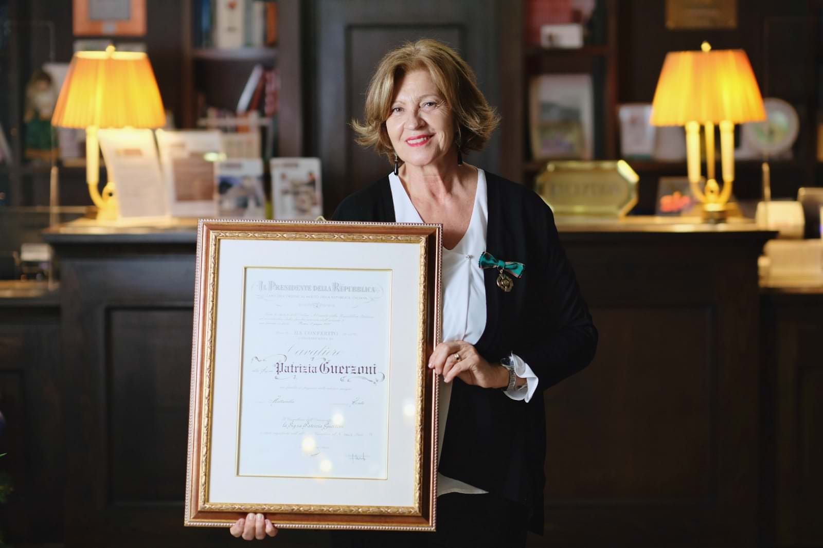 Altomonte, Patrizia Guerzoni Barbieri nominata Cavaliere del lavoro