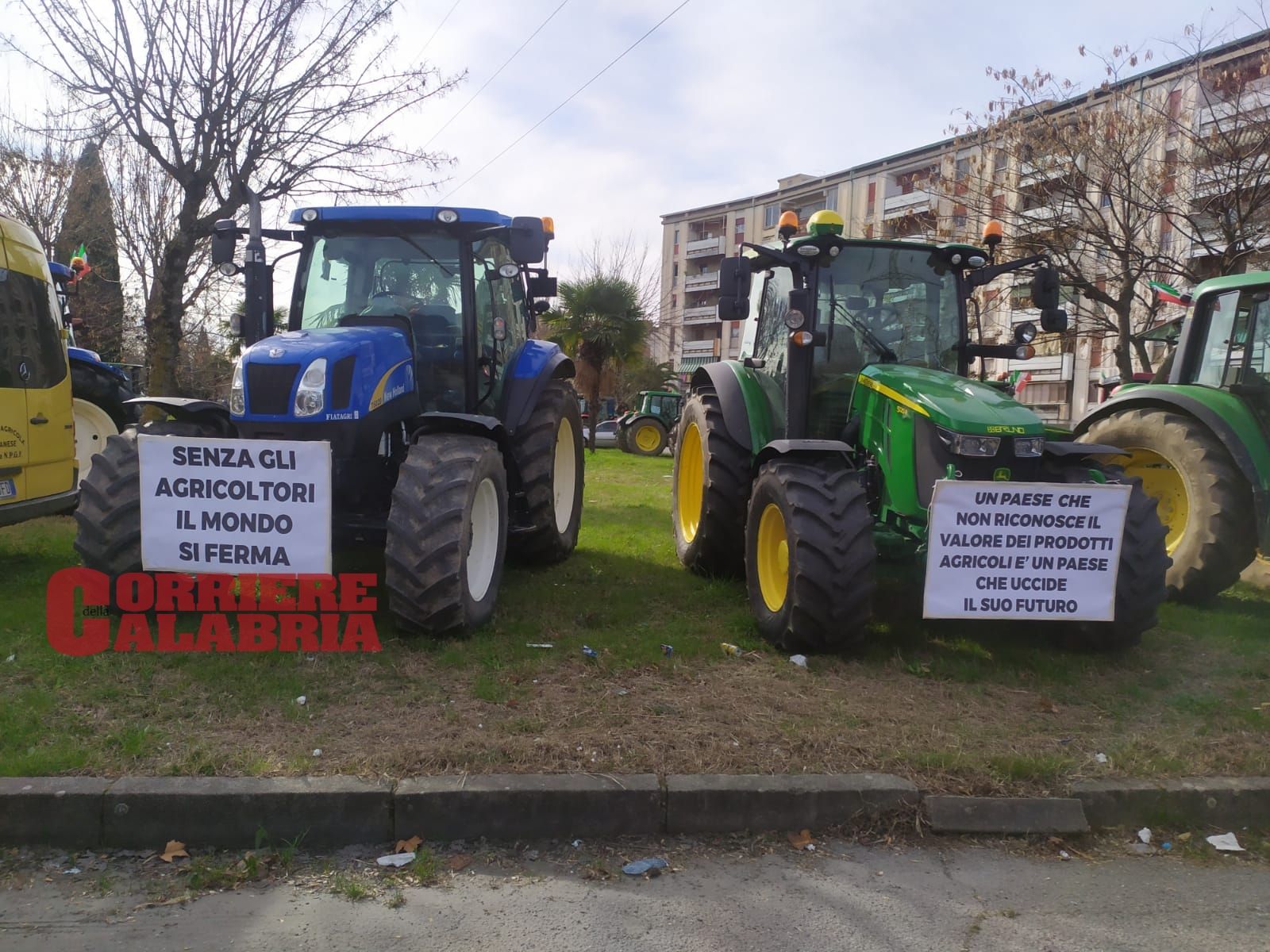 I trattori sono arrivati a Sanremo