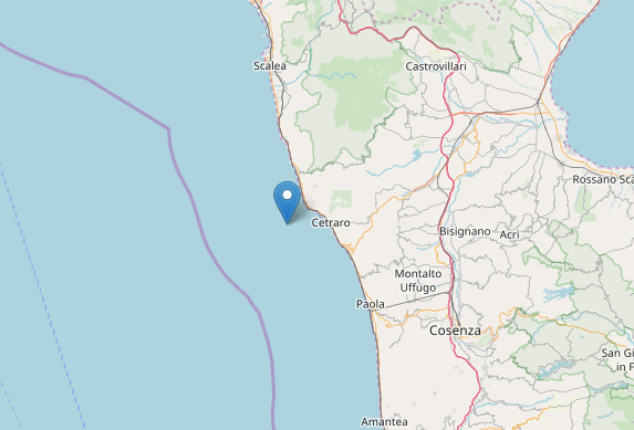 Sisma al largo di Cetraro e tre (lievi) scosse ad Albi. La Calabria continua a tremare