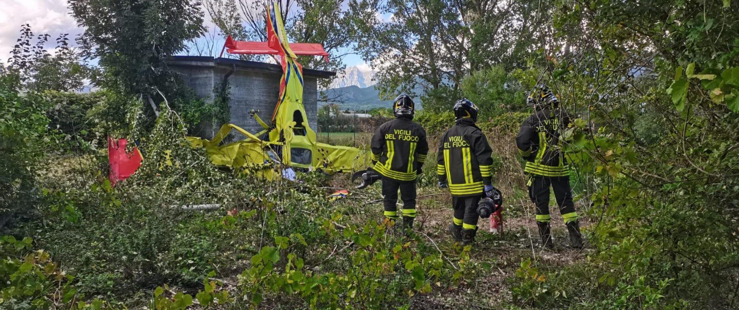 Cade ultraleggero, morti pilota e passeggero all’Aquila