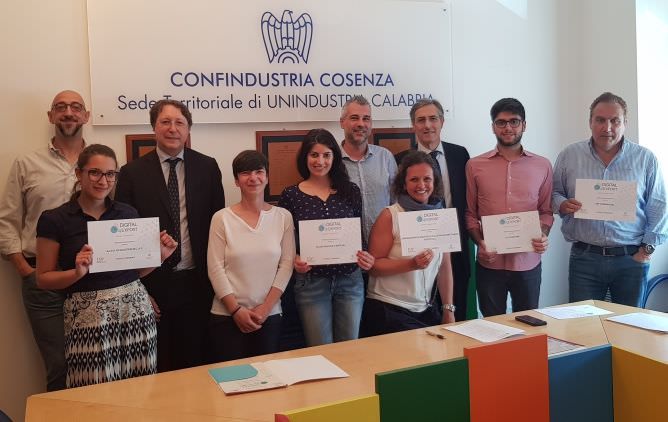 "Digital4Export", Unindustria consegna gli attestati agli imprenditori