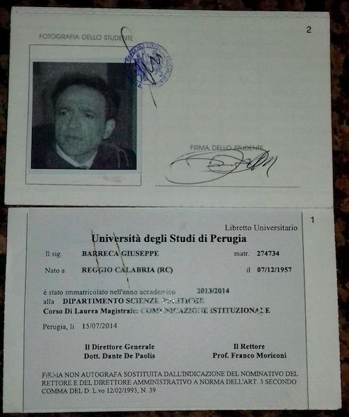 La redenzione del dottor Barreca, l'ergastolano con due lauree