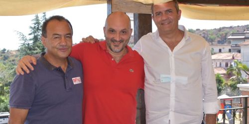 Mimmo Lucano, Rosario Rocca e Luigi De Magistris