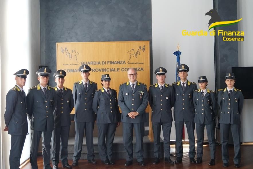 Gdf Cosenza, assegnati 19 allievi marescialli per il potenziamento della vigilanza estiva