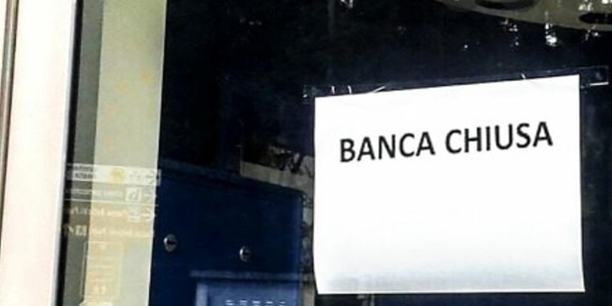 Banche, in Italia chiudono sempre più filiali. Calabria in fondo alla classifica
