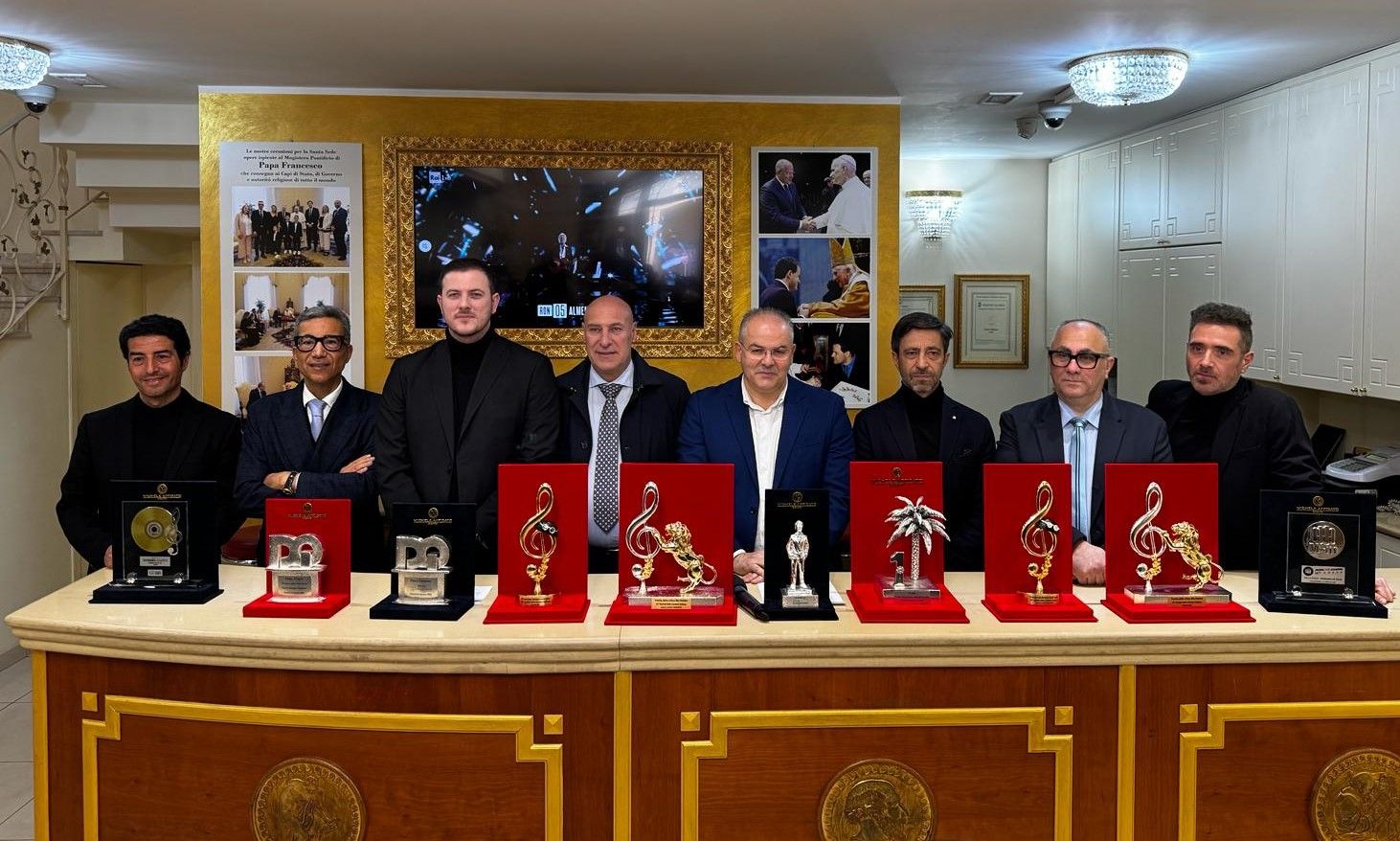 Al Festival di Sanremo i premi realizzati da Michele e Antonio Affidato