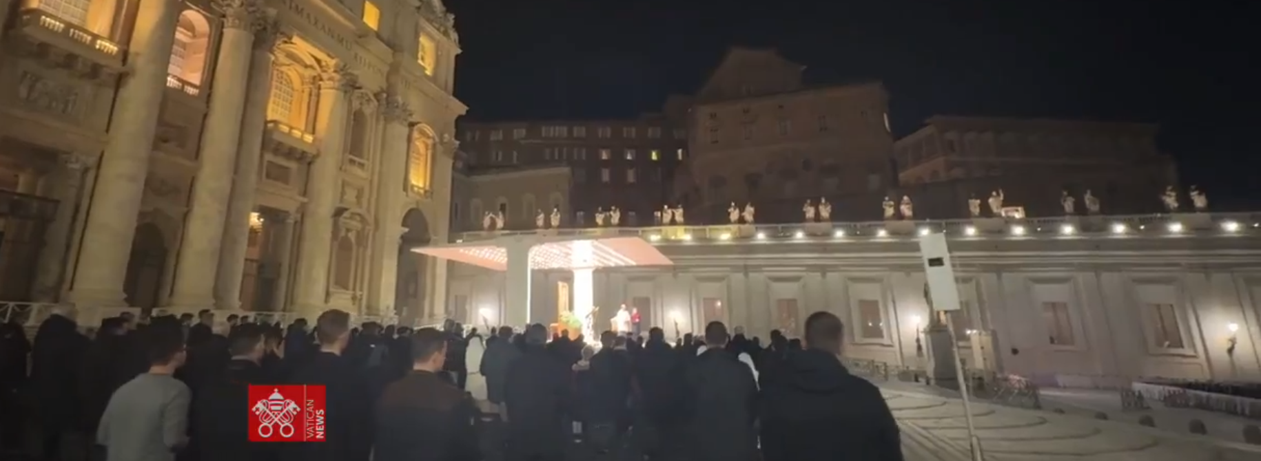 La voce del Papa in Piazza San Pietro: «Grazie per le preghiere» – AUDIO