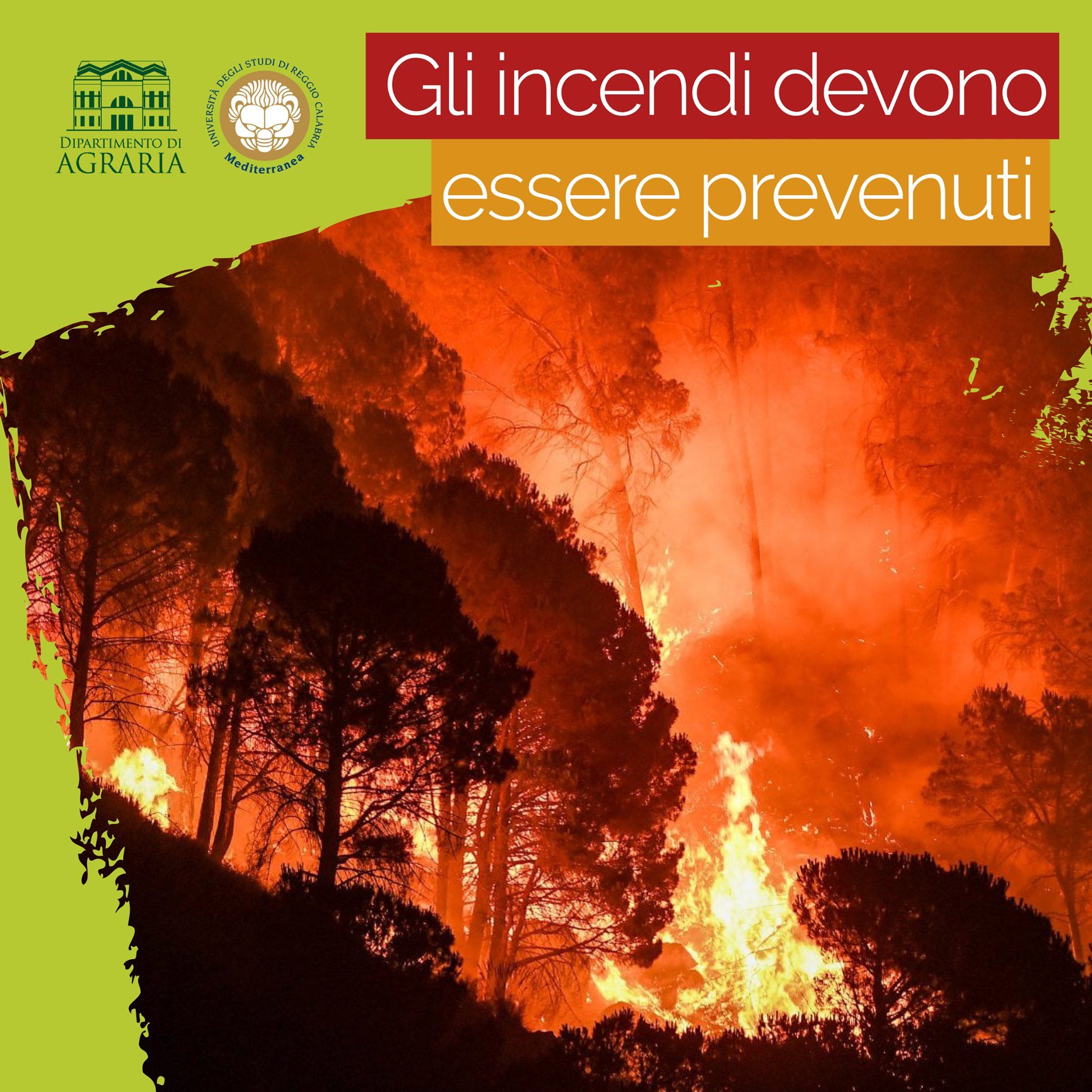 «Gli incendi devono essere prevenuti»