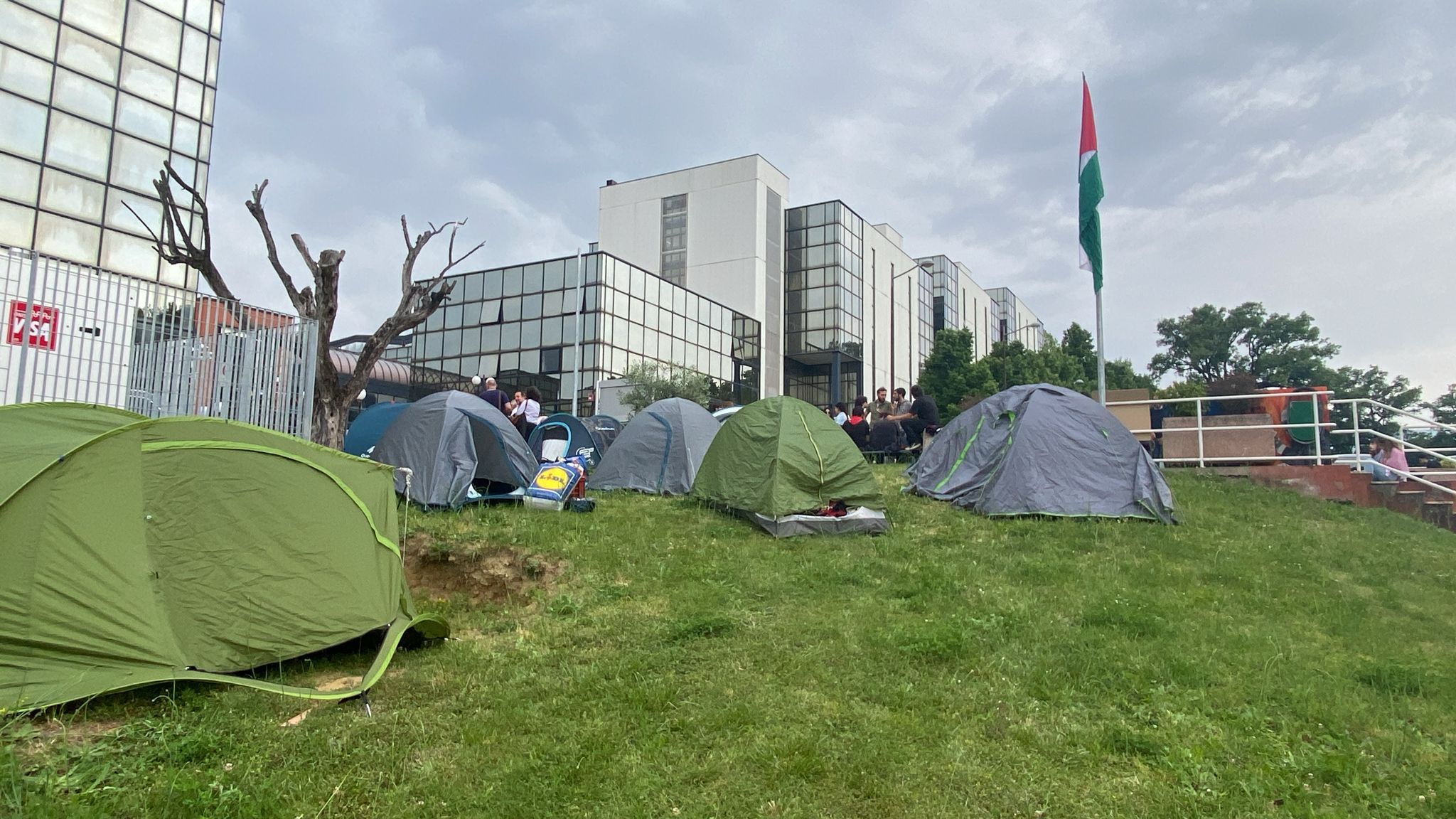 Intifada studentesca, sotto al rettorato Unical il presidio di protesta per la Palestina