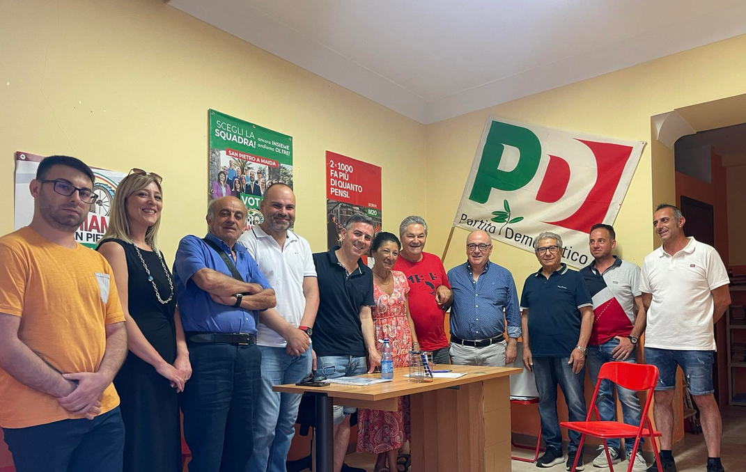 San Pietro a Maida, Ferraiolo riconfermato segretario del circolo Pd “Enzo Biagi”