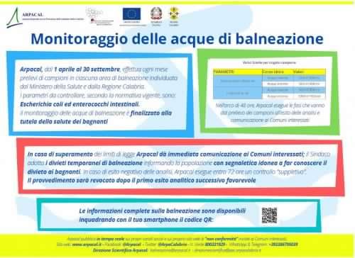 Balneazione e comunicazione: Arpacal offre supporto ai Comuni costieri
