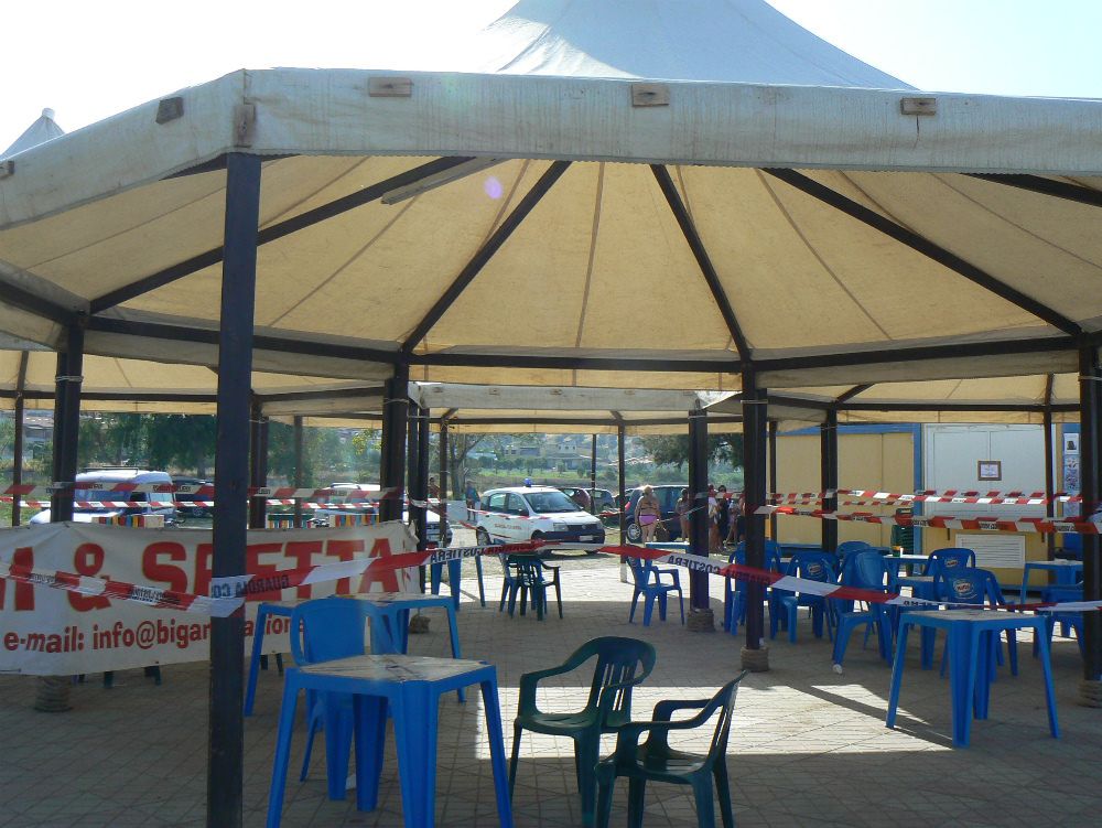 Sequestrato uno stabilimento balneare abusivo