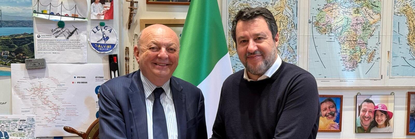 Ponte sullo Stretto, vertice al Mit con Salvini e Pichetto Fratin